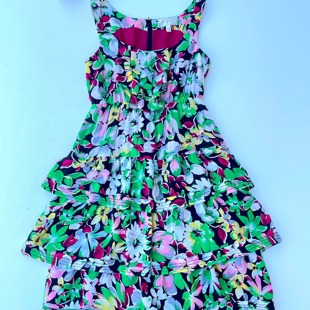Moulinette Soeurs Anthro floral silk dress 0